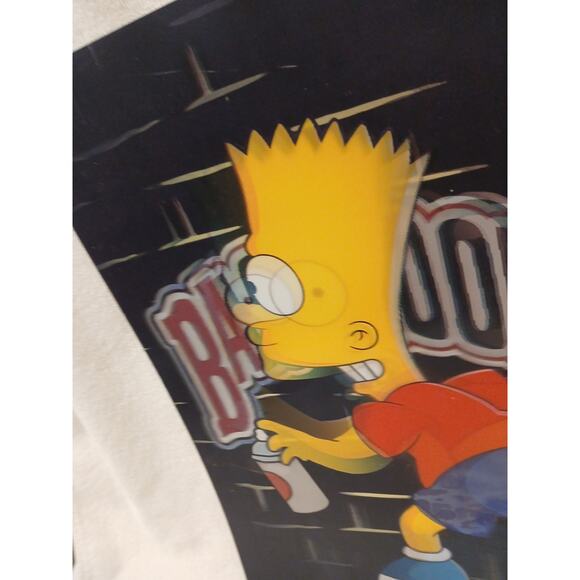 Vintage Bart Simpson 3D Movement backwoods Holographic Poster Shorts On/Off But - Picture 12 of 16